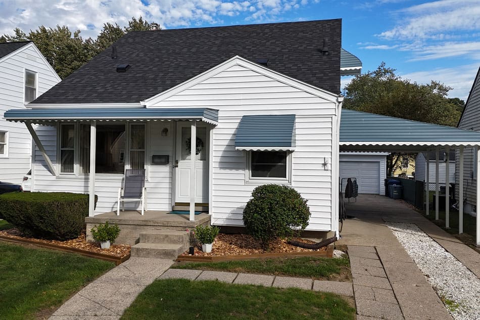 After Aluminum Awnings
