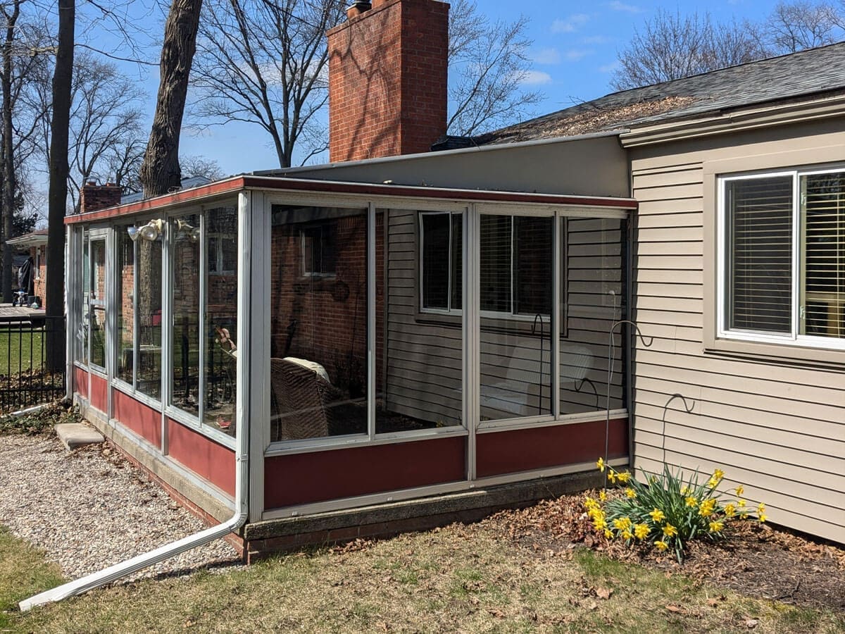 Three Season Sunrooms in Detroit and Southeast Michigan - before